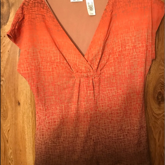 Orange ombré top - Picture 1 of 2